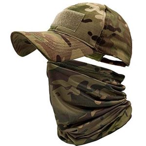 ehsbuy Camo Honkbalpet voor heren Baseball Caps Multifunctionele halsdoek voor dames en heren beschermt tegen de zon, colsjaal, halsdoek, voor motor rijden, hardlopen, wandelen