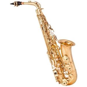 saxofoon kit Eb Saxofoon Messing Verguld Houtblazersinstrument Met Doos (Color : Army green)