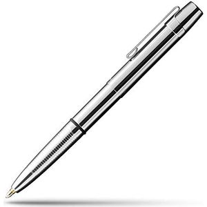 Fisher Space Pen Bullet Pen - 400 Serie -X-Mark Flat Cap Chrome w/Clip - Geschenkdoos