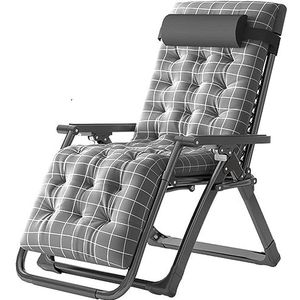 Ligstoel Zonneligstoel Ligstoelen Liggende Klapstoel, In 2 Standen Verstelbaar, Loungestoel Met Kussen En Kussen Voor Binnen En Buiten Ligstoel Opvouwbaar Tuinligstoel (Color : C)