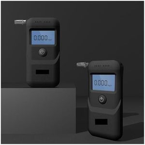 Digitale alcoholtester Professionele alcoholdetector Blaastest Politie alcoholmeter LCD-scherm Rijtest onder invloed