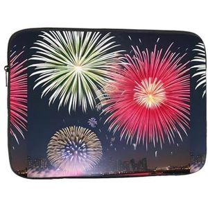 Splendid Fireworks Shockproof Portable Laptop Sleeve Voor Mannen En Vrouwen Zakelijke Reizen Kantoor Dagelijks Gebruik 12 Inch