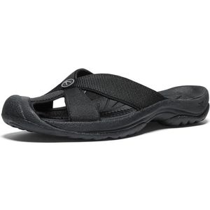 KEEN Bali slipsandalen voor dames met gesloten teenpartij flipflops, Zwart staalgrijs, 37.5 EU