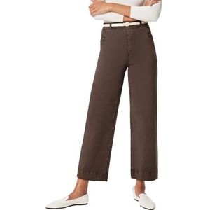 yk8fass Denim broek met rechte pijpen ze-1234, Koffie Kleur, 4