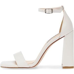 Steve Madden - Airy Sandal - Sandalen - Beige - Leer - Blokhak 10 cm