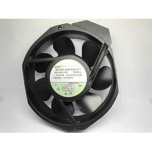 High-Temperature Resistant Fan for 5915PC-20W-B20-S11, 200-240V, 23-44/24-44W, Quiet Operation, Compact Design
