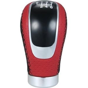 Versnellingspookknoppen Universele pookknop 5 versnellingen 6 versnellingen Autopookknop Versnellingshendel Stick Optionele 5 versnellingen schakelknop(Red 6 Speed)