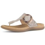 Teenslipper - Effen - Leer/Suède - Gevoerd - Flexibele Zool - Open Toe