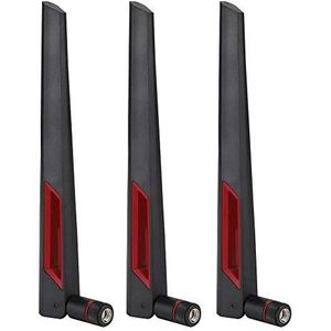 3 STKS High Gain Router Antenne, SMA 8DBi Interface Dual Band Antenne, RG178 Puur Koperen Kabel, Draadloze LAN-antenne en WiFi-routeradapter voor AC68U/AC88U/AC66U