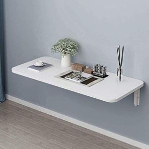 Uitklapbaar bureau, Wandgemonteerd inklapbaar bureau for kleine ruimtes Ruimtebesparend Keuken Eettafel of slaapkamer Computerbureau Modern ontwerp Eenvoudig te installeren 60×40cm(90x50cm)