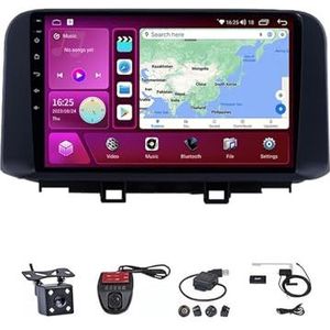 Android Autoradio Video Multimedia Speler, 9 Inch Touch Screen Radio Plug And Play Autotoebehoren Met Bluetooth En Navigatie En Achteruitrijcamera Voor Hyundai Kona Encino 2017-2019(M100S WIFI 1G+16