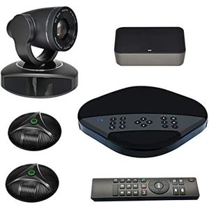 Videoconferentiecamera HD 1080P Camera 10X optische zoomgroep Video Conferencing Bundel Bluetooth-luidspreker met expansion Mics voor grote vergaderruimtes
