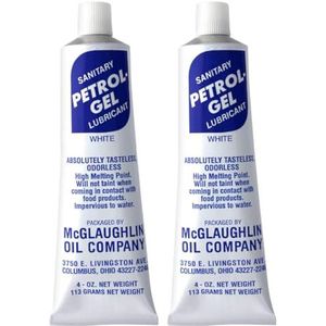 (2 stuks) Petrol Gel Food Grade Equipment Lubricant *NSF* (2/4 oz. Tube) by Petro-Gel