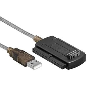 3 in 1 USB 2.0 IDE SATA 5.25 SATA 2.5 3.5 Inch Hard Drive Disk HDD Adapterkabel Compatible With Pc laptop Converter