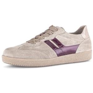 Gabor Low-Top sneakers voor dames, lage schoenen, beste pasvorm, Desert Aubergine 12, 37.5 EU