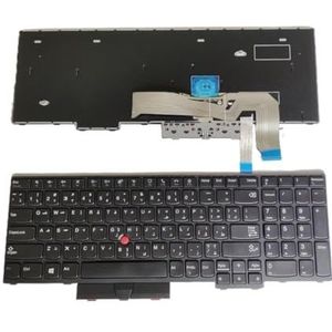 US Russisch Spaans Arabisch Brazilië Laptop Verlicht Toetsenbord Voor Lenovo voor Thinkpad P15 P15V P17 T15P L15 Gen1 5N21D93876 5N21D93720(AR NoBacklit Point)