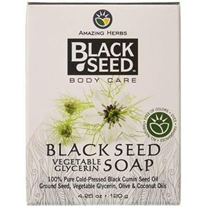 Amazing Herbs Black Seed Vegetable Glycerin Soap 4.25 oz