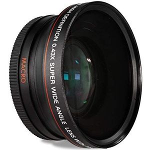 OPTURA HD Foto 58MM Telefoto 2.2X Lens voor Canon Rebel EOS T1 T2 T3 T4 T5 T6 SL1 SL2 SL3 XSI XTI T7 T3I T5I T4I 7D 80D + OPTURA Micro Fiber Doek