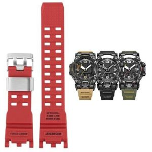 Geschikt for G-SHOCK for Casio Horlogeband for heren Tweede generatie Big Mud King Gemodificeerde GWG2000 GWG-2000 GWG-2040 Hars rubberen band (Size : Camo red-black)
