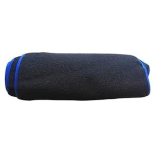 Auto Dashboard-afdekmat Voor Citroen C5 Voor Aircross 2017 2018 2019 2020 LHD RHD 2 Lagen Auto Dashboardhoes Tapijt Cape Dashmat Beschermer Pad Anti-Zon Dashboard Light Proof Pad(RHD Blue)