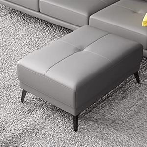 ZSLBMD Sofa Kruk Thuis Woonkamer Voetsteun Microfiber Leer Garderobe Schoen Veranderende Kruk Sofa Kruk