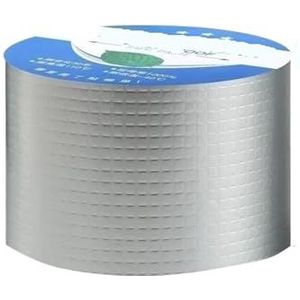 Waterdichte tape, Waterdichte afdichtingstape van aluminiumfolie en butyl for het repareren van lekken in het dak, scheuren in de muur en leidingen.(5cm X 3 Meter)