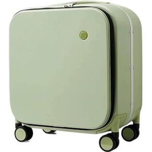 Koffer Kleine bagage Handbagage Creatieve modekoffers Draagbare verstelbare trolleybagage 18 inch reisbagage lichtgewicht