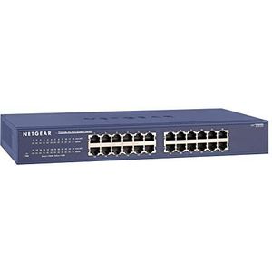 Netgear ProSafe 24 Port Rackmount Unmanaged Switch (10/100/1000) - Black