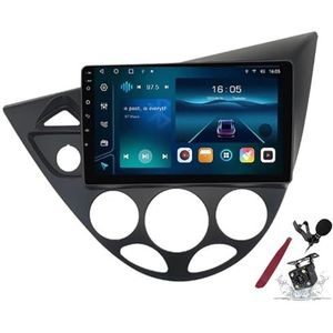 Android 15 Auto Stereo Radio voor F-ord Focus Fiesta (1998-2004) 9 inch 2K Touchscreen 2000 * 1200 Android Head Unit Multimedia Speler met Carplay GPS Navi BT 5G WiFi DSP SWC,Y1