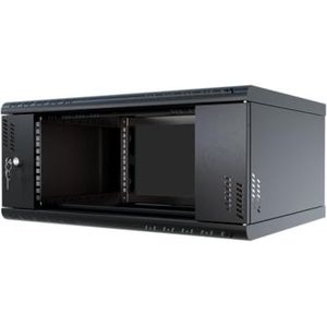Stalflex Rack 19 inch 4U 450 mm PRO - Staal voor zware toepassingen - Rack en kasten voor netwerkapparatuur - Rackkast compatibel met planken