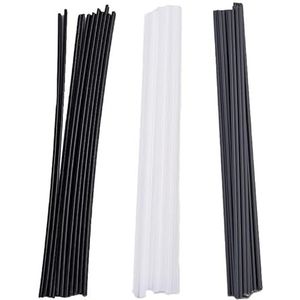 Draadstaven, 10 stuks 20 cm PP PVC PE ABS kunststof lasstaven veelkleurig(Gray Pvc)