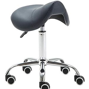 Zadelkruk Rollende Draaistoel Ergonomische Professionele Wiel Zadelstoel, Zadelkruk Stoel voor Massage Clinic Spa Salon Snijden, Zadel Rolling Kruk Met Wielen Verstelbare Hoogte (Groen)