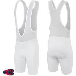 LPHFDCS Mannen Fietsen Kleding Bib Short, Gel Pad Fietsen Jersey, Zomer Bike Pant, Witte MTB Bib Short, Mountain Road Sport Wear, Moto Kit, Downhill Kleding Cycle Shorts