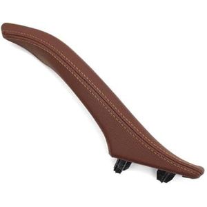 Autoportierhendel Binnendeur Lederen Handgreep Voor BMW 5 Serie F10 F11 F18 520i 523i 525i 51417225852(Right Brown)