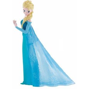 Bullyland 12961 - speelfiguur Elsa van Arendelle uit Walt Disney De ijskoningin, ca. 10,1 cm, detailgetrouw, ideaal als klein geschenk voor kinderen vanaf 3 jaar