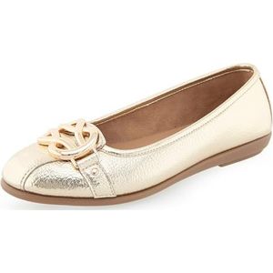 Aerosoles Big Bet Bet Ballet, voor dames, zacht goud pu, 38 EU, Zacht Goud Pu, 43 EU