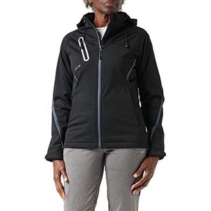 Erima dames Functioneel softshell jack (906203), zwart/antraciet, 46