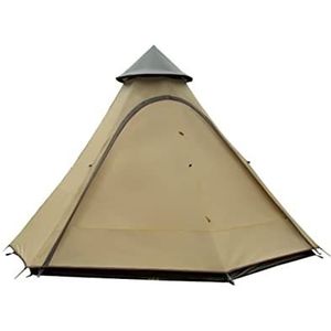 Tent voor Camping Piramide Camping Tent Dubbele Regendichte Tent 4-6 Personen Waterdichte Grote Outdoor Tent Wandeltent Campingtent (Color : D, Size : 380x330x240cm)