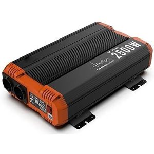 Inverter 6000W Auto-omvormer - Voor Voertuigen En Mobiele Stroom 12V/24VDC Naar 220VAC Draagbare Omvormer Converter(24V,2500W-50HZ)