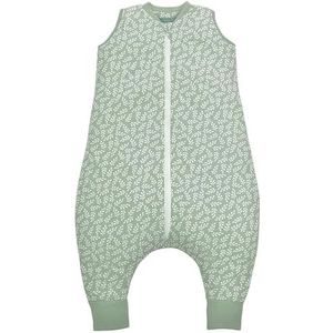 Molis&co Pyjama met voeten, 2,5 TOG, 117 cm (6 jaar), ideaal voor de winter, zacht en warm, 100% katoen, Oeko-Tex 100, Green Garden
