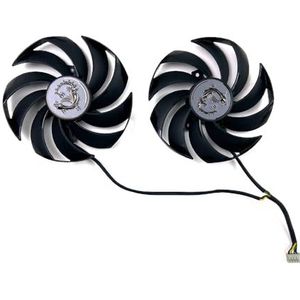 Koelventilator 95mm 4-pins PLD10010B12HH PLD10010S12HH GPU-ventilator voor MSI voor GeForce RTX 3070 3080 3090 3070Ti SUPRIM X-videokaart(2pcs)