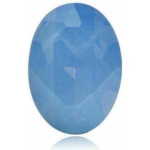 Ovale strass steentjes Piontback Nail Art strass steentjes K9 glas strass steentjes op kleding kristal kralen-Air Blue Opal-10x14.0mm 10 stuks