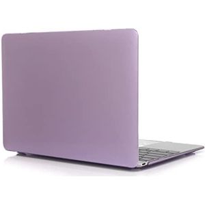 Tabletzakken hoesje Transparante laptophoes compatibel met MacBook 12 inch A1534, klik op slanke harde hoes, volledige beschermhoes Tablet Pc Zaak (Color : Mor)