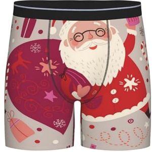 GRatka Boxer slips, heren onderbroek Boxer Shorts been Boxer Slip Grappige nieuwigheid ondergoed, Kerstmis Kerstman, zoals afgebeeld, XL