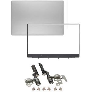 LCD achterkant achterklep deksel topcase + bezel + scharnieren compatibel met Dell XPS15 9550 9560 M5510 5520 Model 15 inch laptop