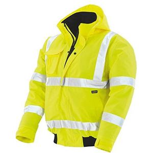 texxor Unisex Værdiler waarschuwing pilotenjack Whistler waterdicht winddicht werkjack geel XL, geel, XL EU