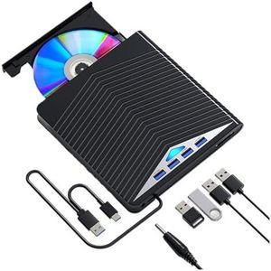 7-in-1 Multifunctioneel Met Kaartlezer SDTF-geheugenkaartfunctie USBTypeC-interface Extern Brandend Optisch Station Heldere Beeldkwaliteit Stabiele Audio