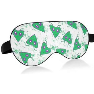 LI ZHI XIN Slaapmasker voor volwassenen, verduisterende slaapmaskers voor dames en heren, oogmasker voor reizen met verstelbare riem, zacht comfortabel oogmasker voor slaapplezier, hartvormig patroon