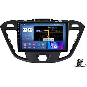 Android 14 Autoradio 2-Din Radio voor F-ord Transit 2013-2018 GPS-navigatie 9in Sat Multimedia Player Video Bluetooth-ontvanger met 4G WiFi FM DSP SWC Carplay,M600s
