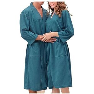 Polyester dames lichtgewicht lente en zomer badjas dunne badjas pyjama loungewear douche wikkel nachtkleding lange nachtjapon for dames met een riem for verstelbare pasvorm alle seizoenen spa hotel na